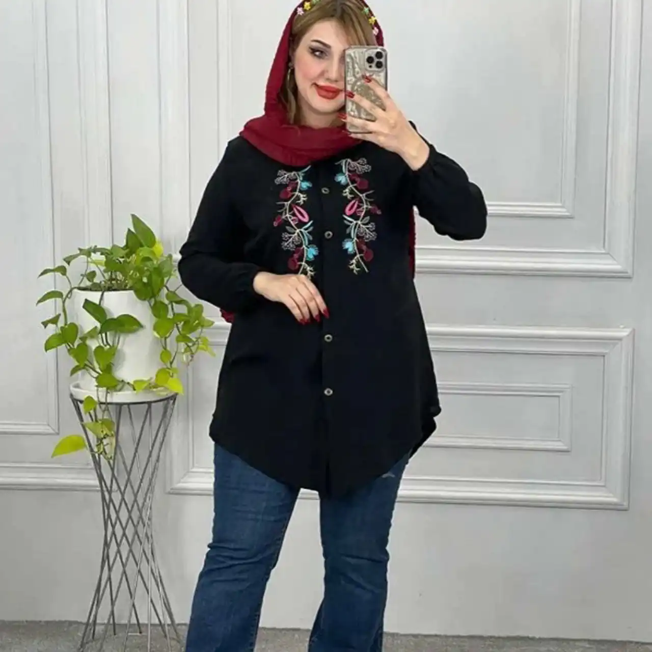 مدل مانتو ابروبادی دکمه دار + زیباترین مدل های مانتو ابروبادی دکمه دار شیک و لاکچری
