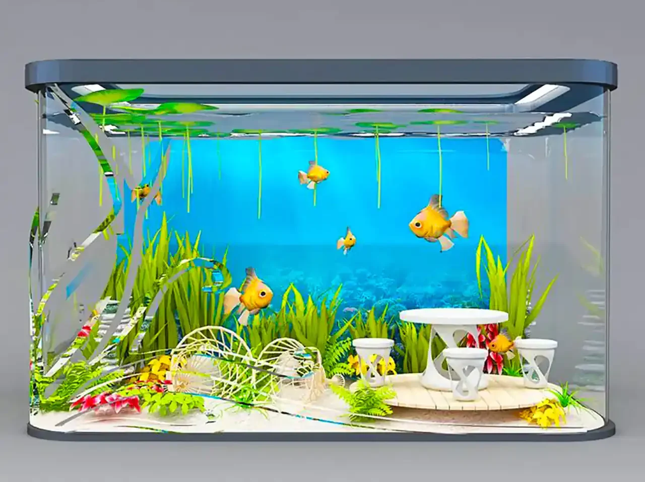 مدل آکواریوم کوچک + زیباترین مدل های آکواریوم کوچک و لاکچری و ترند امسال
