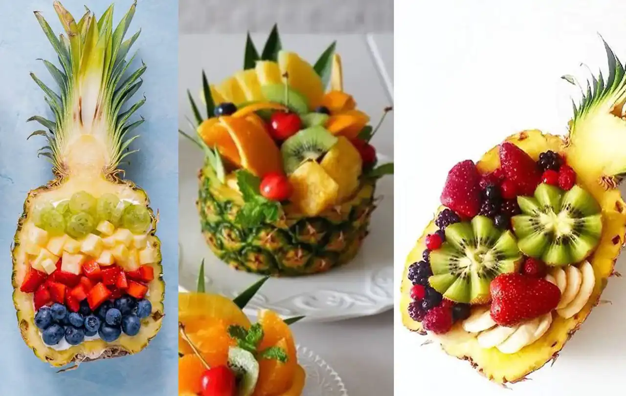تزیین آناناس شب یلدا + زیباترین دیزاین ها برای تزیین آناناس شب یلدای امسال