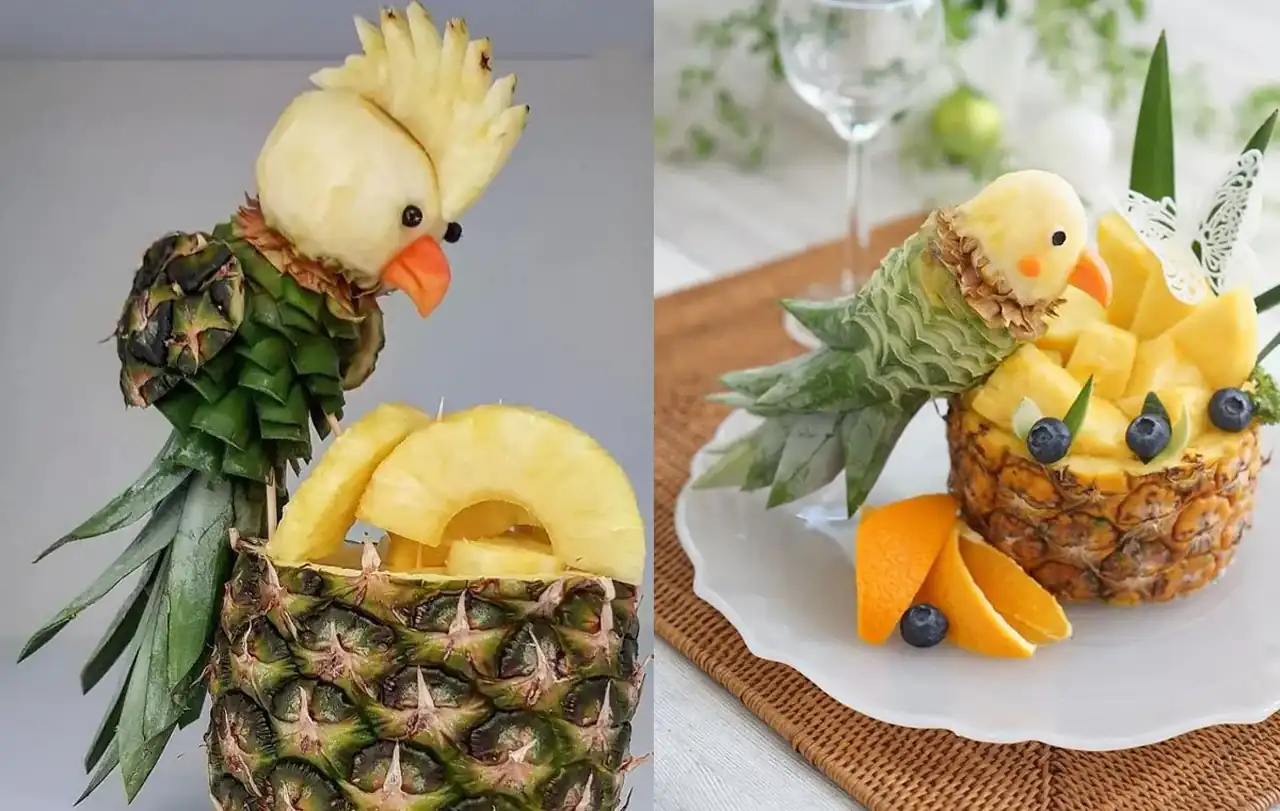 تزیین آناناس شب یلدا + زیباترین دیزاین ها برای تزیین آناناس شب یلدای امسال