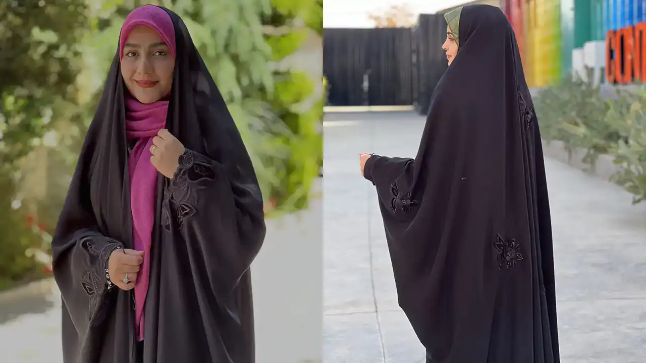 انواع مدل چادر مشکی + زیباترین مدل های چادر مشکی ترند امسال بسیار شیک و لاکچری