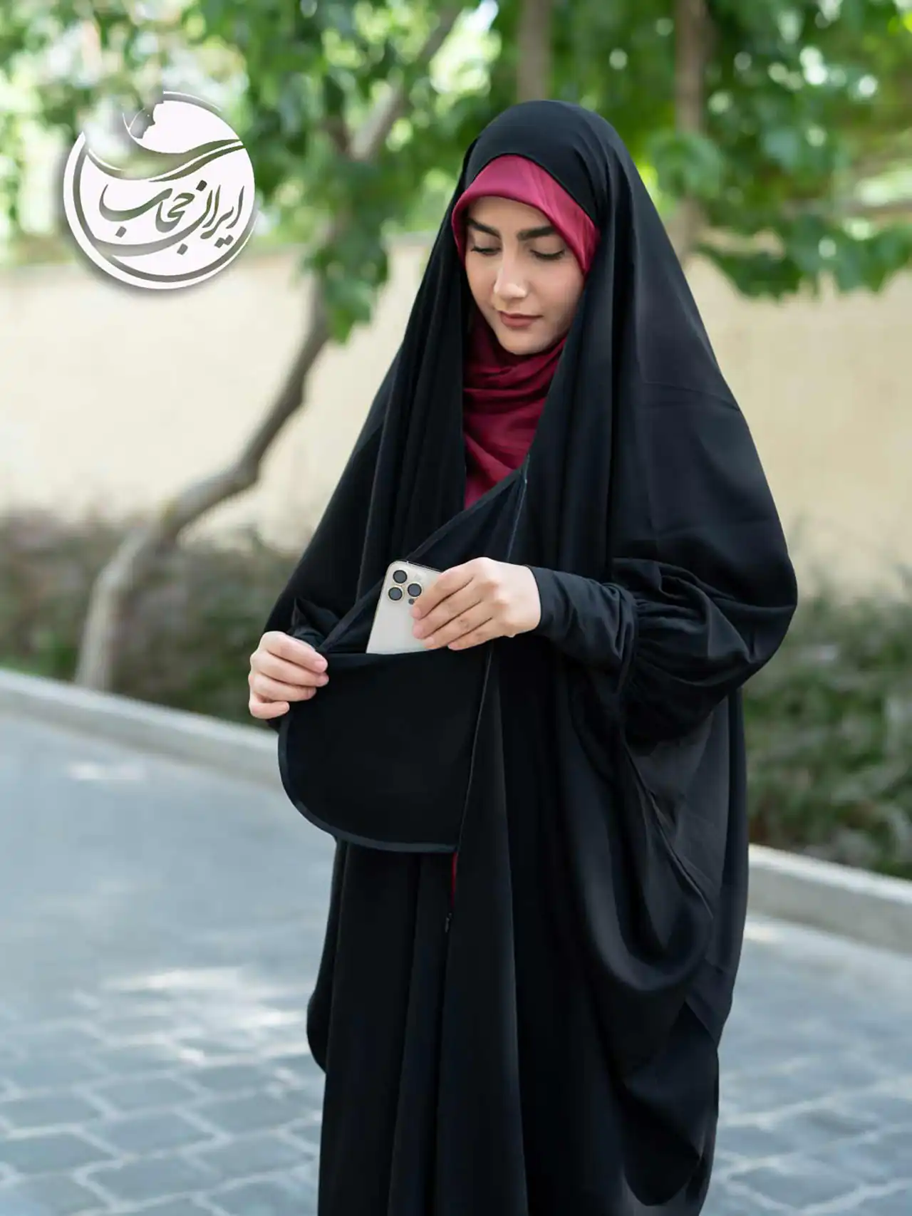انواع مدل چادر مشکی + زیباترین مدل های چادر مشکی ترند امسال بسیار شیک و لاکچری