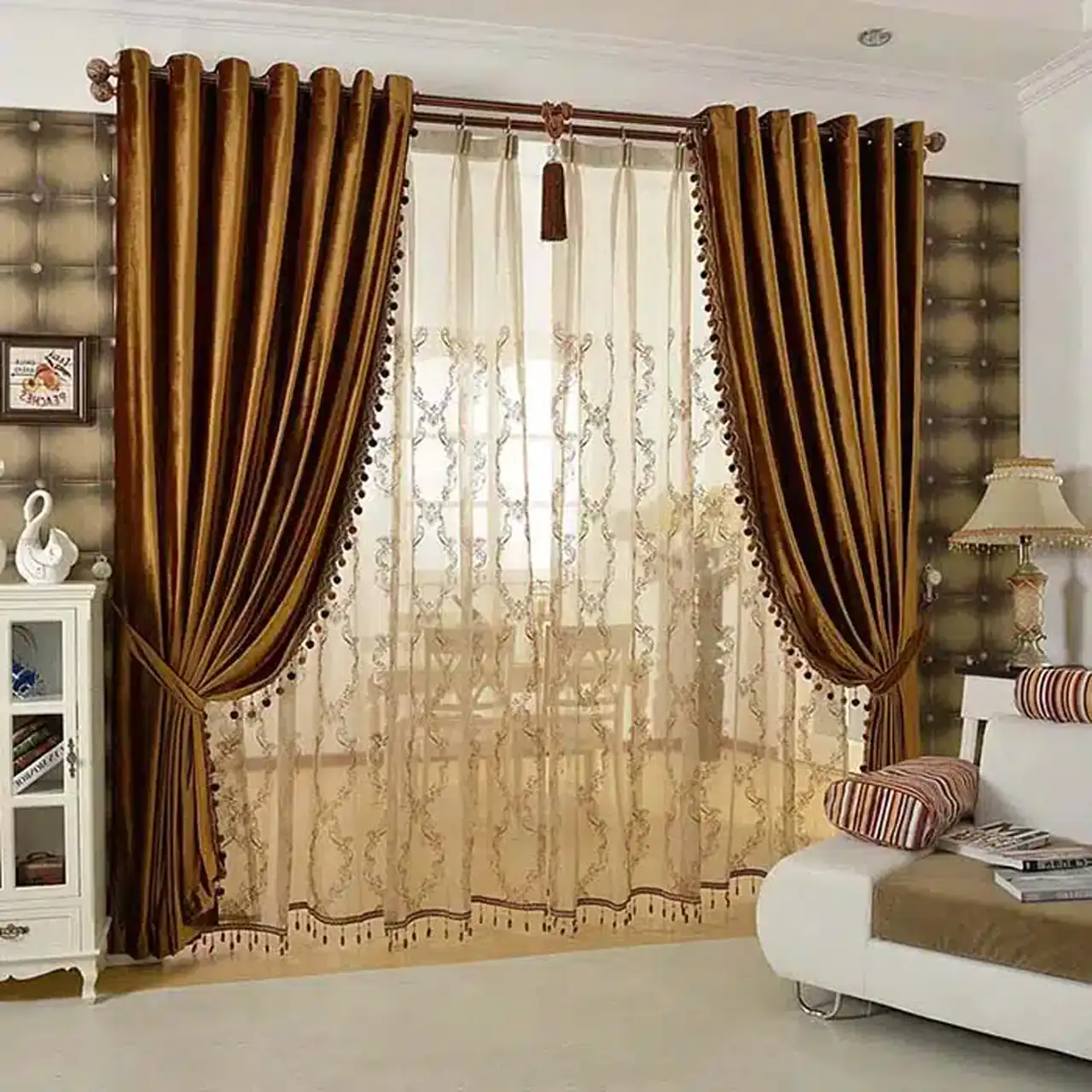 انواع مدل پرده + زیباترین مدل های پرده پذیرایی بسیار شیک و لاکچری و ترند