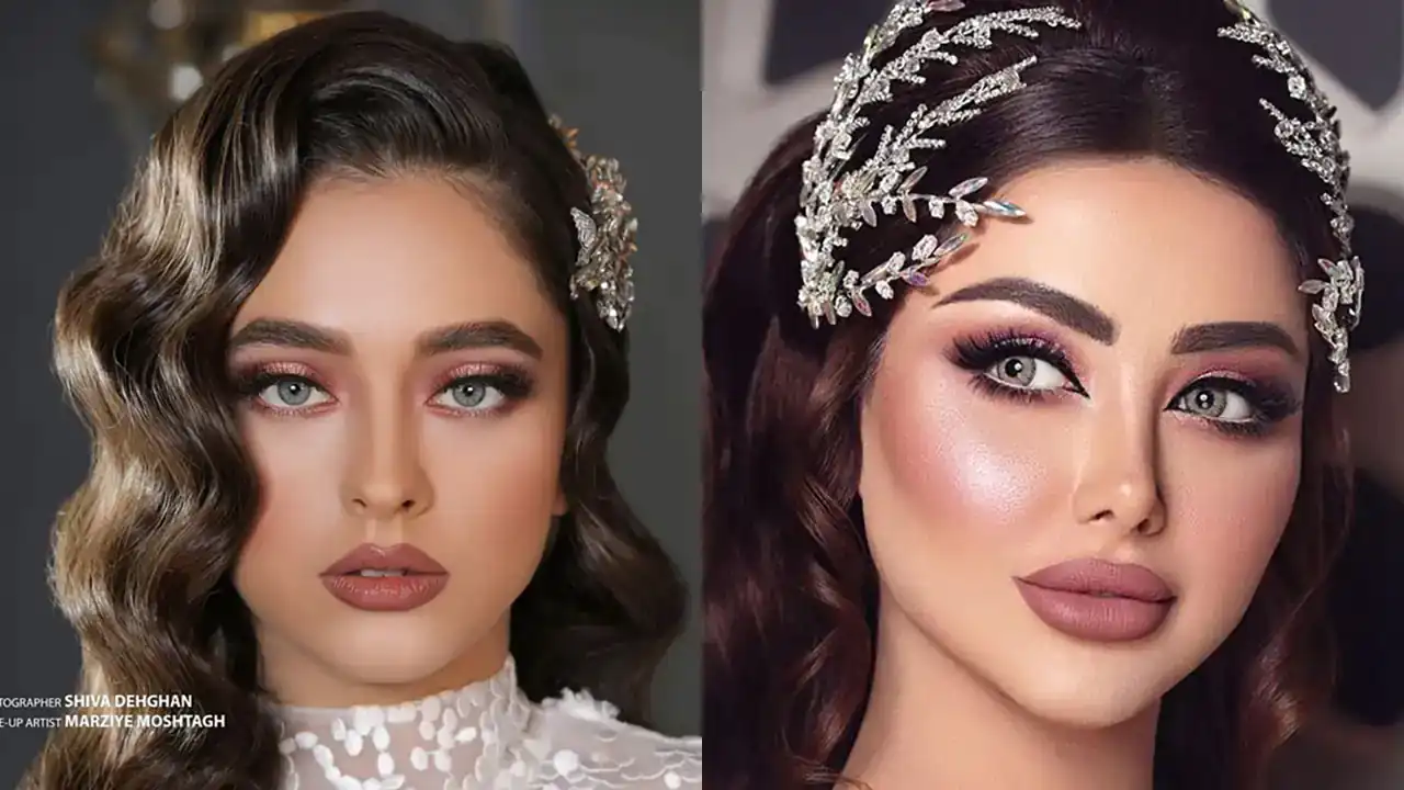 مدل آرایش عروس جدید + زیباترین مدل های آرایش عروس جدید و ترند امسال