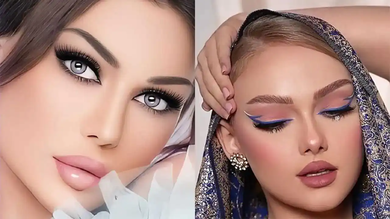 مدل آرایش صورت + زیباترین مدل های آرایش صورت ترند امسال بسیار شیک و لاکچری
