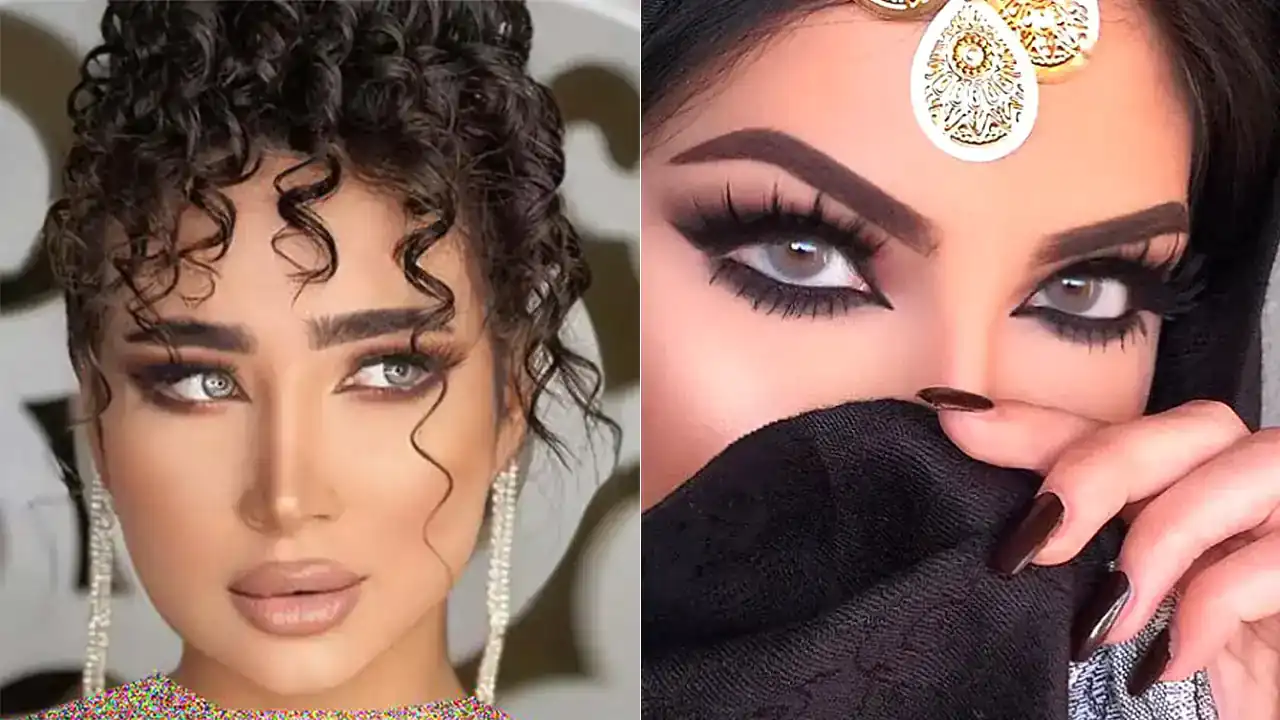 مدل عروس عربی + زیباترین مدل های میکاپ عروس عربی بسیار شیک و لاکچری
