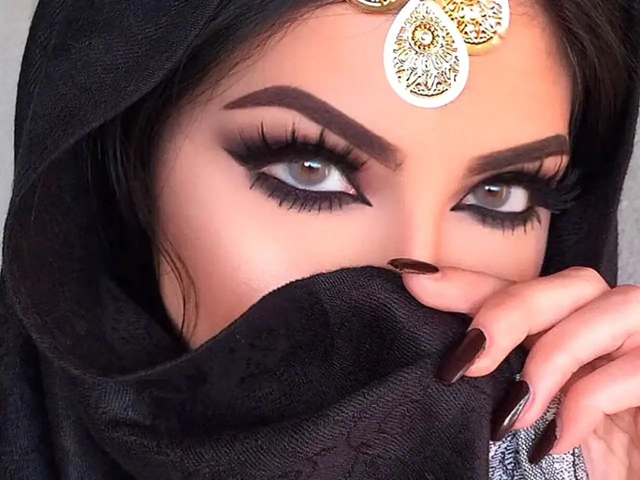 مدل عروس عربی + زیباترین مدل های میکاپ عروس عربی بسیار شیک و لاکچری