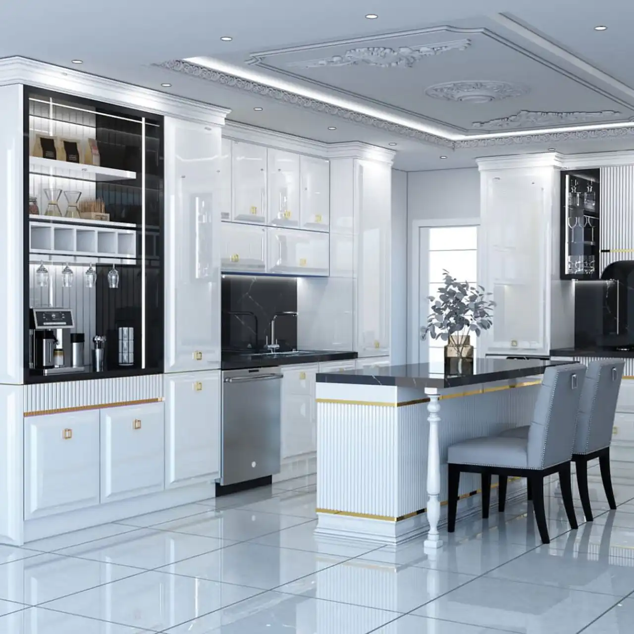 مدل آشپزخانه مدرن و شیک + زیباترین مدل های آشپزخانه مدرن و شیک و لاکچری