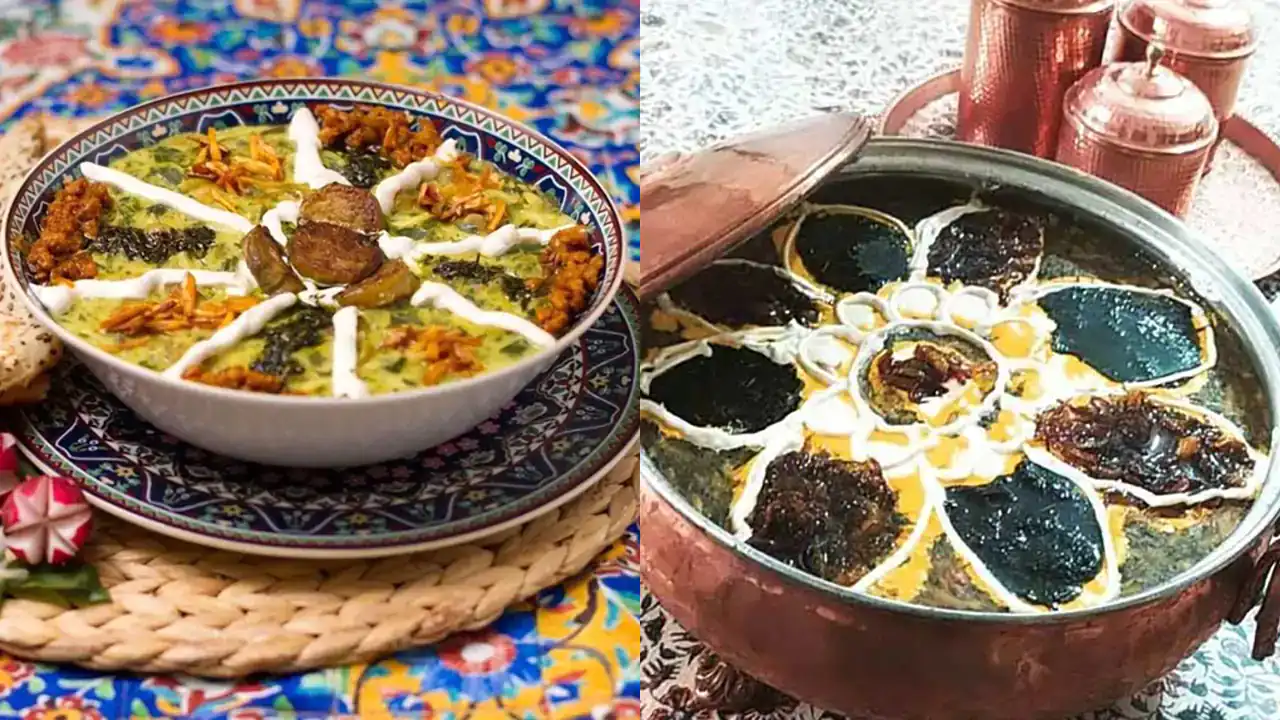 تزیین آش رشته شب یلدا + زیباترین دیزاین ها برای تزیین آش رشته شب یلدای امسال