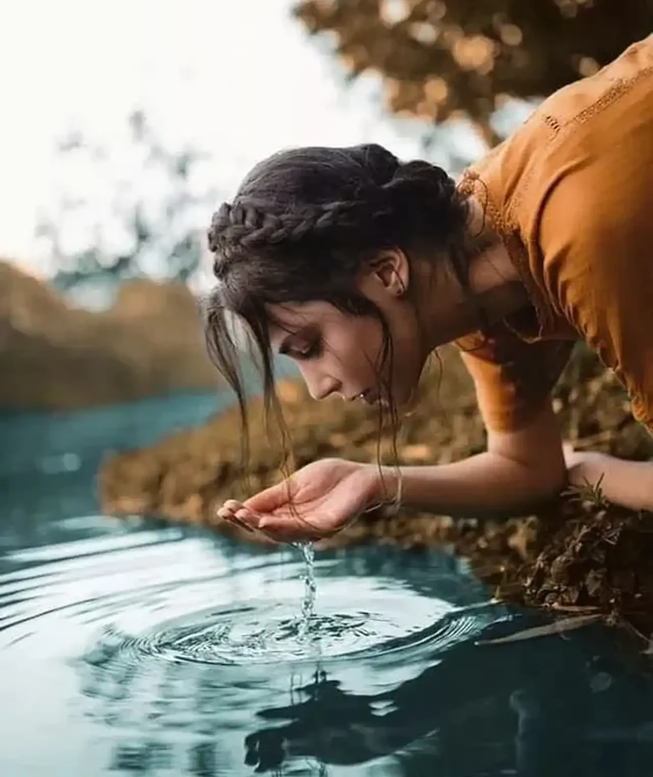 مدل عکس در طبیعت + زیباترین ژست های عکس گرفتن در طبیعت بسیار حرفه ای