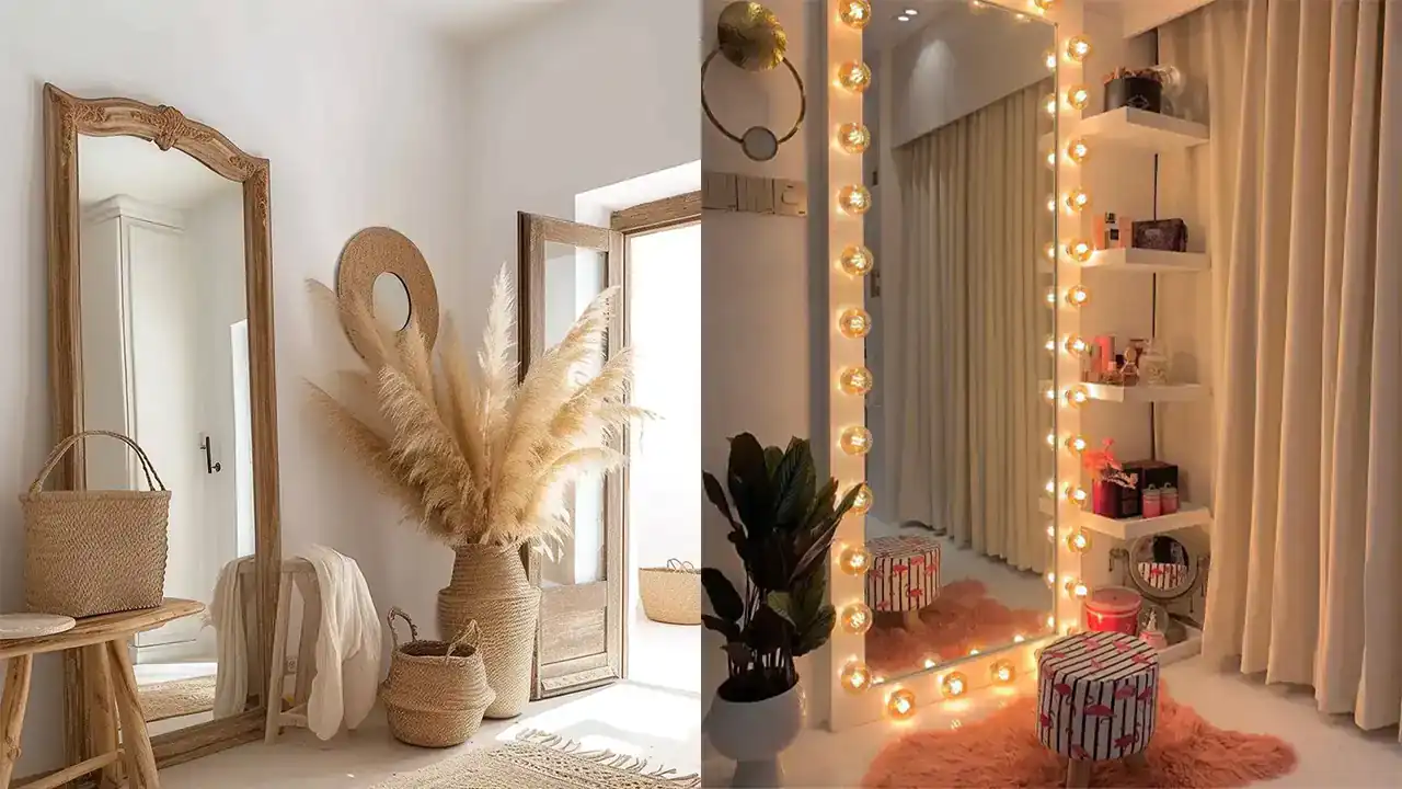 مدل آینه قدی + زیباترین مدل های آینه قدی و ایستاده ترند امسال بسیار خفن