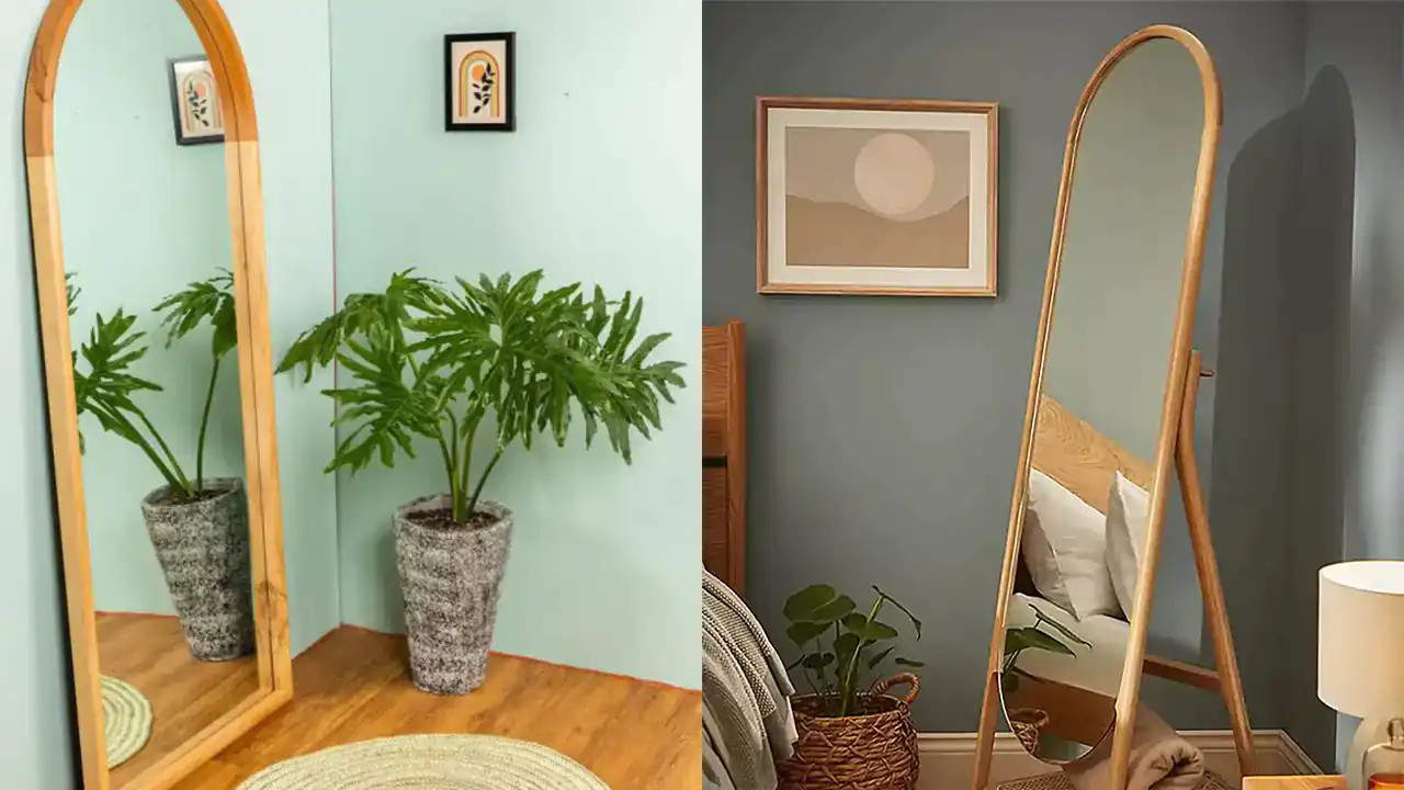 مدل آینه ایستاده برای پذیرایی + زیباترین مدل های آینه ایستاده برای پذیرایی ترند امسال