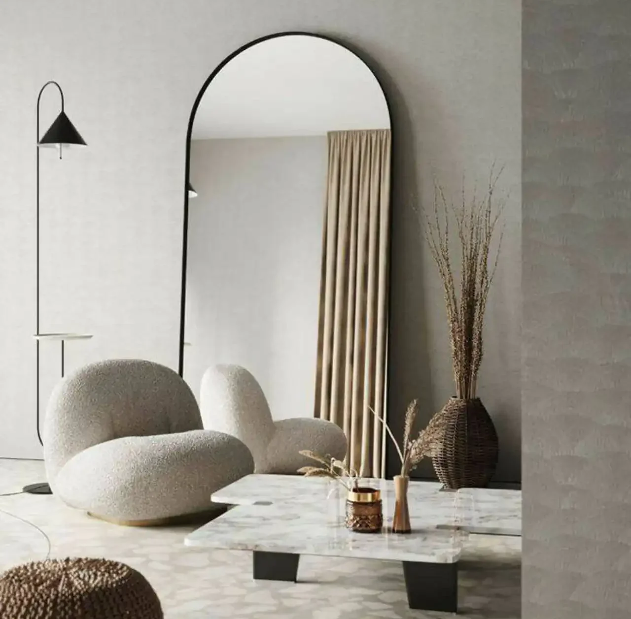 مدل آینه ایستاده برای اتاق خواب + قشنگ ترین مدل های آینه ایستاده برای اتاق خواب شما