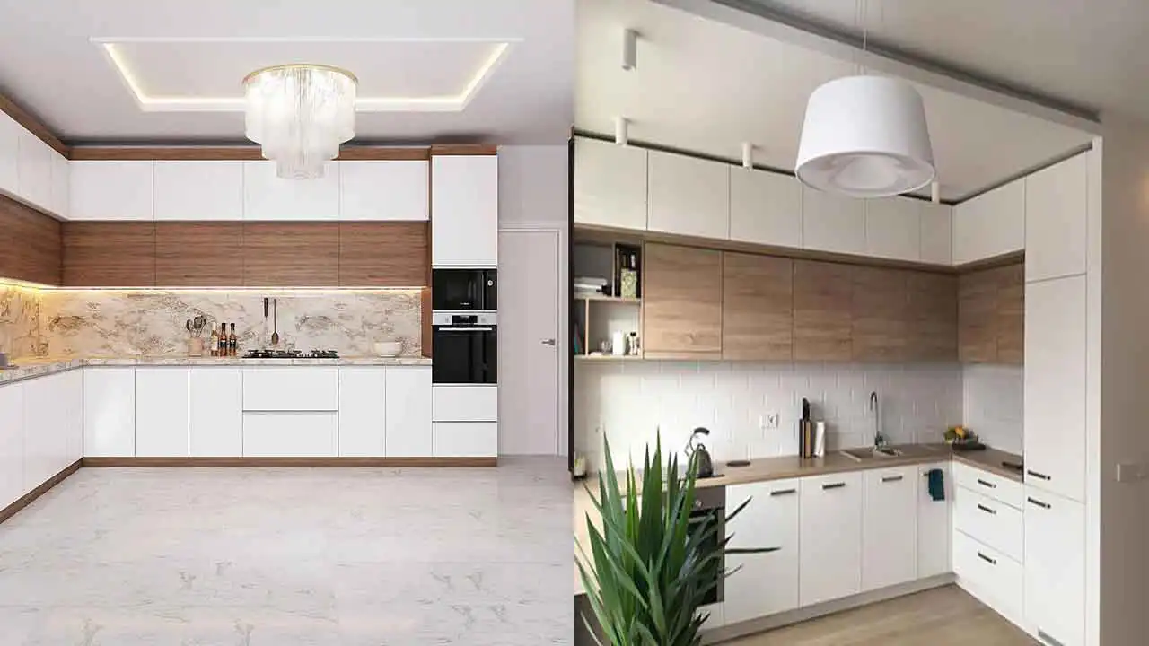 بهترین مدل کابینت ام دی اف سفید + مدل های جدید و شیک کابینت مدرن آشپزخانه با رنگ سفید