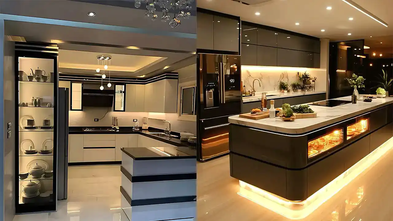زیباترین مدل کابینت های گلاس + قشنگ ترین کابینت های ترند امسال را اینجا ببینید