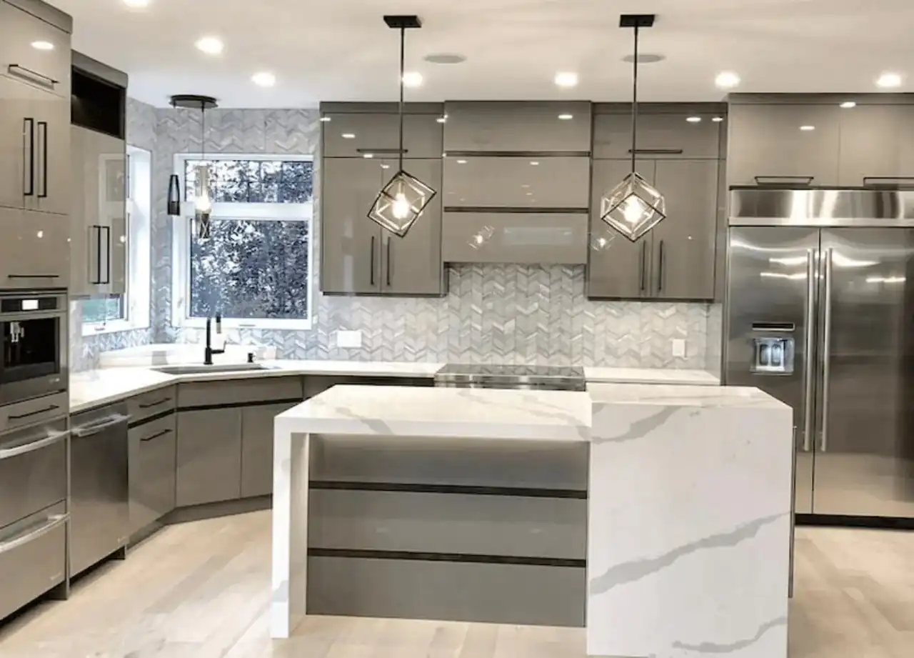 زیباترین مدل کابینت های گلاس + قشنگ ترین کابینت های ترند امسال را اینجا ببینید