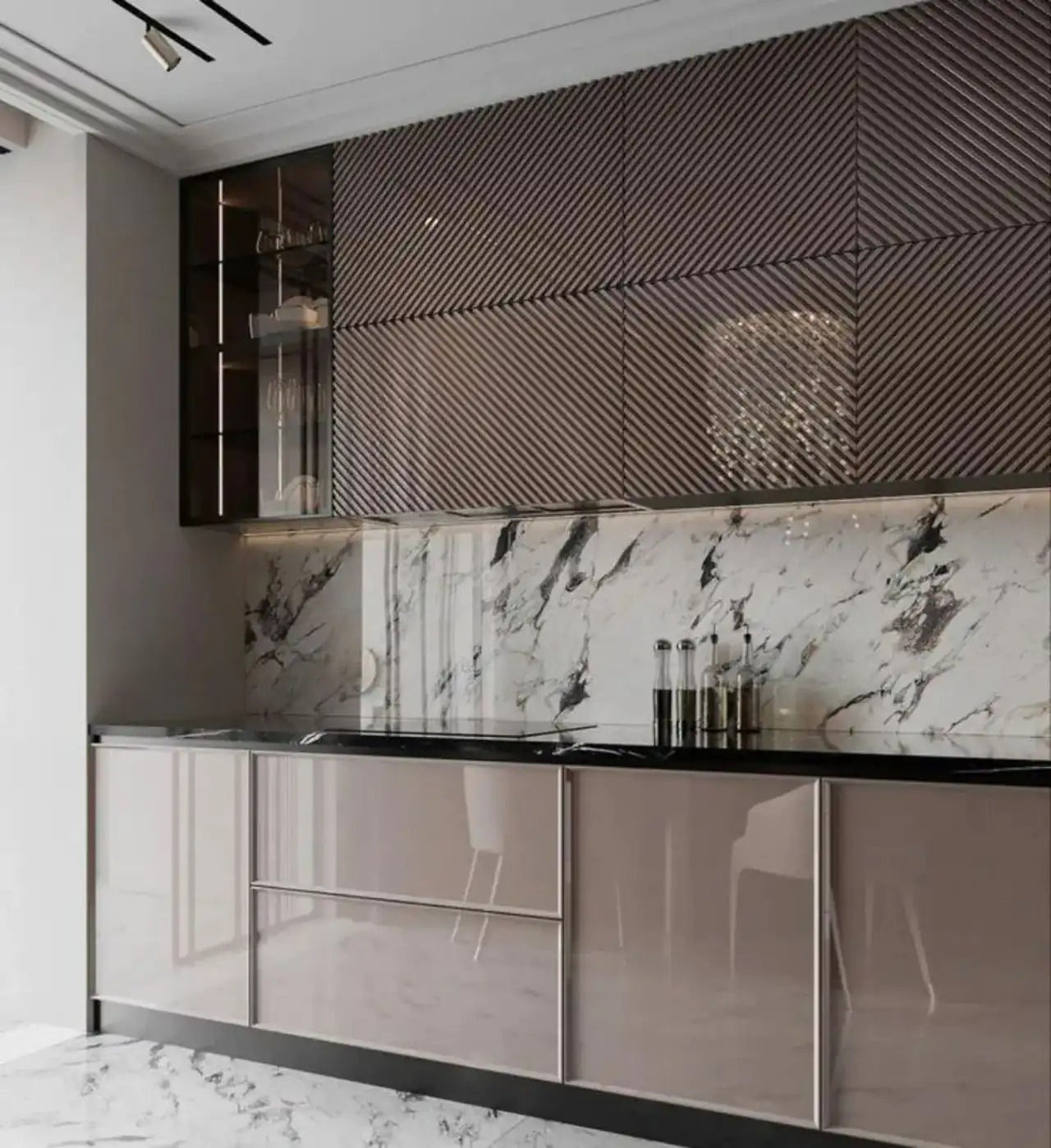 زیباترین مدل کابینت های گلاس + قشنگ ترین کابینت های ترند امسال را اینجا ببینید