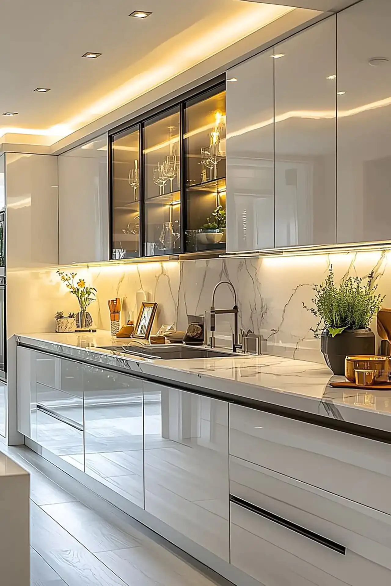 زیباترین مدل کابینت های گلاس + قشنگ ترین کابینت های ترند امسال را اینجا ببینید