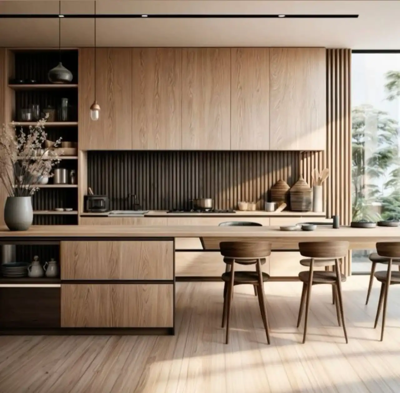 جدیدترین مدل کابینت آشپزخانه جزیره + زیباترین مدل های کابینت آشپزخانه جزیره امسال