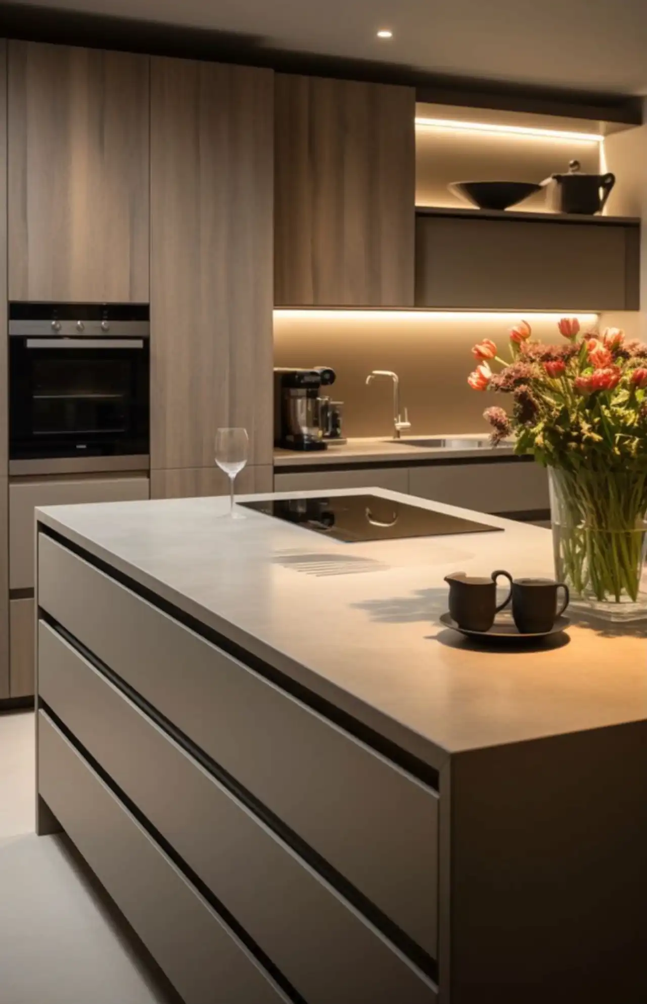 جدیدترین مدل کابینت آشپزخانه جزیره + زیباترین مدل های کابینت آشپزخانه جزیره امسال