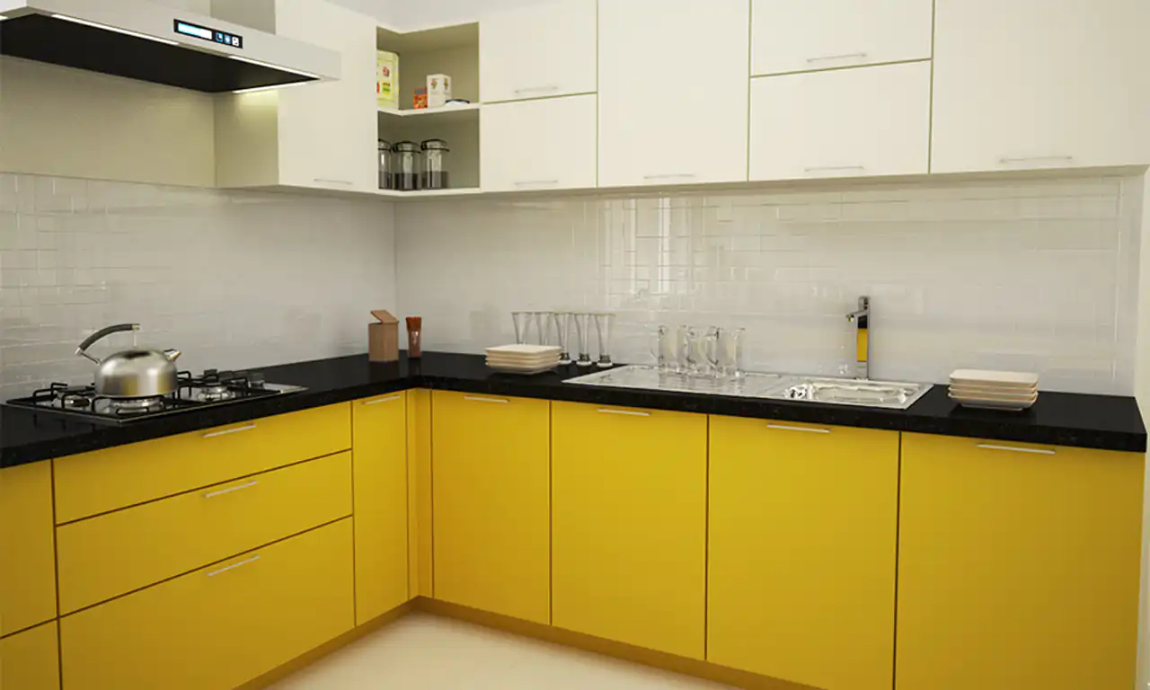 مدل کابینت برای آشپزخانه ال+ زیباترین دیزاین و طراحی کابینت برای آشپزخانه ال