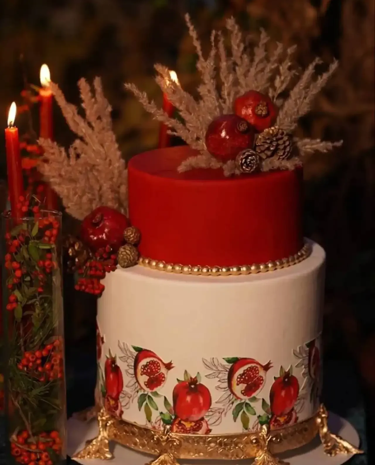 مدل کیک شب یلدا + زیباترین مدل های کیک شب یلدا ترند امسال بسیار کیوت