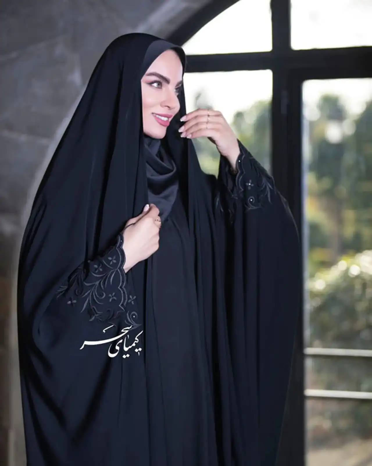 مدل چادر + زیباترین مدل های چادر مشکی و مجلسی ترند امسال بسیار شیک
