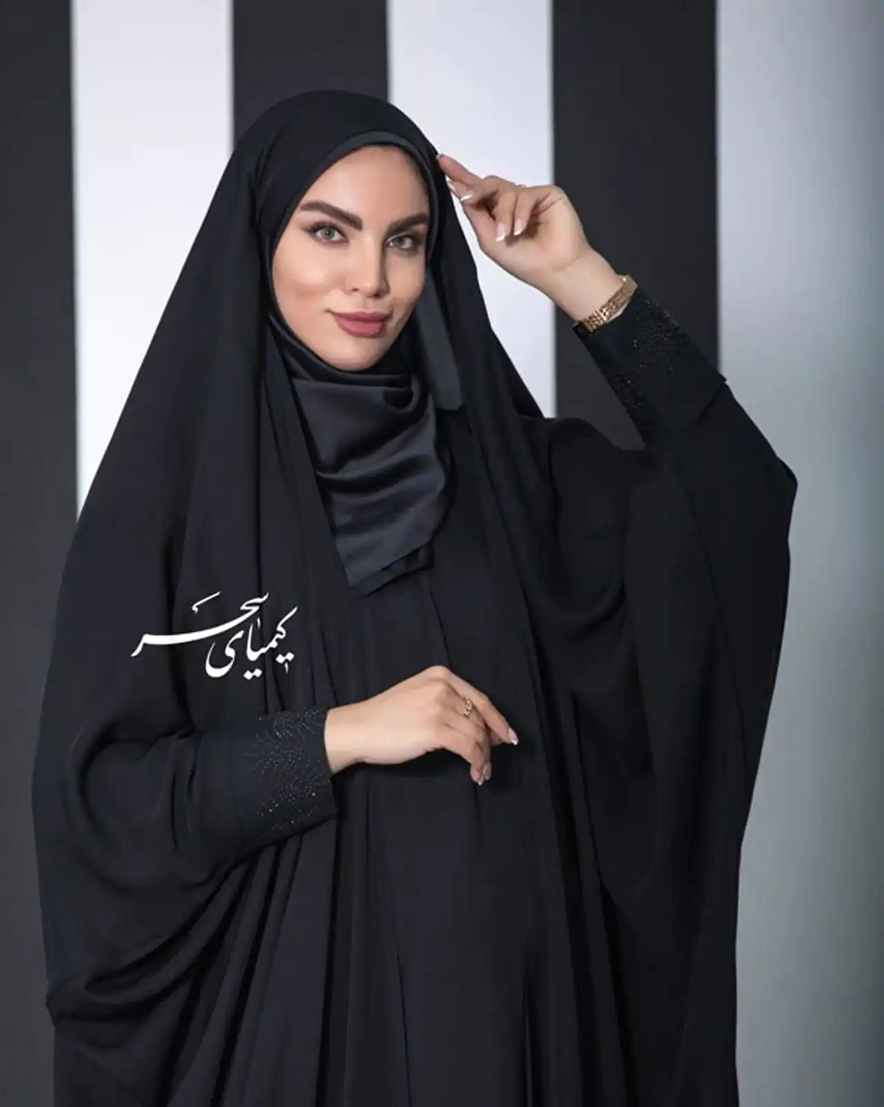 مدل چادر + زیباترین مدل های چادر مشکی و مجلسی ترند امسال بسیار شیک
