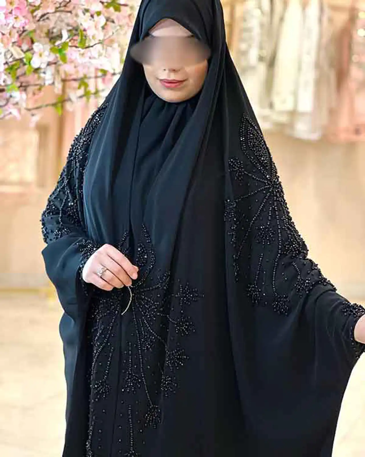 مدل چادر مشکی جدید + زیباترین مدل های چادر مشکی جدید و ترند امسال