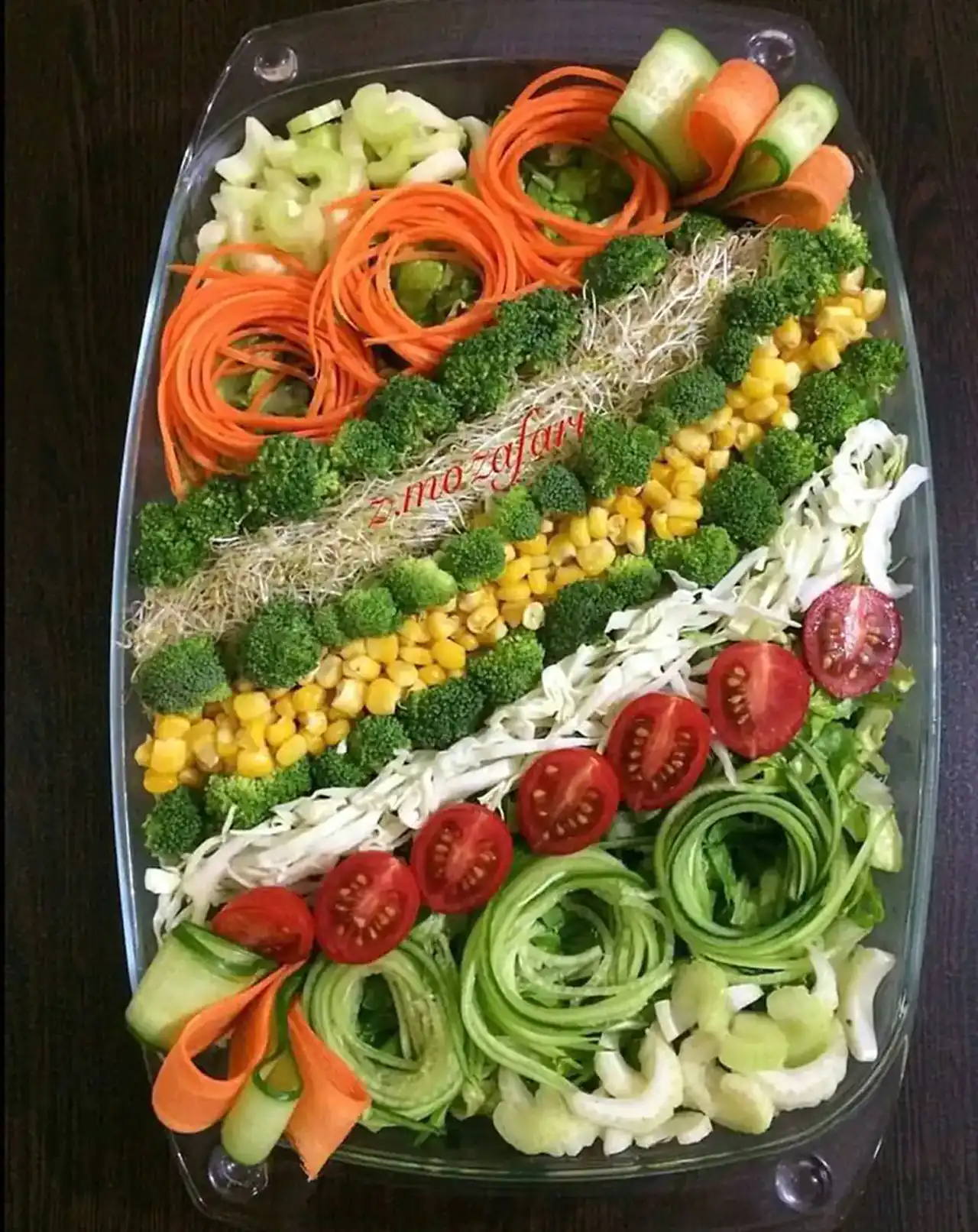 چند مدل سالاد + زیباترین مدل های سالاد مجلسی ترند امسال با تزیین فوق العاده