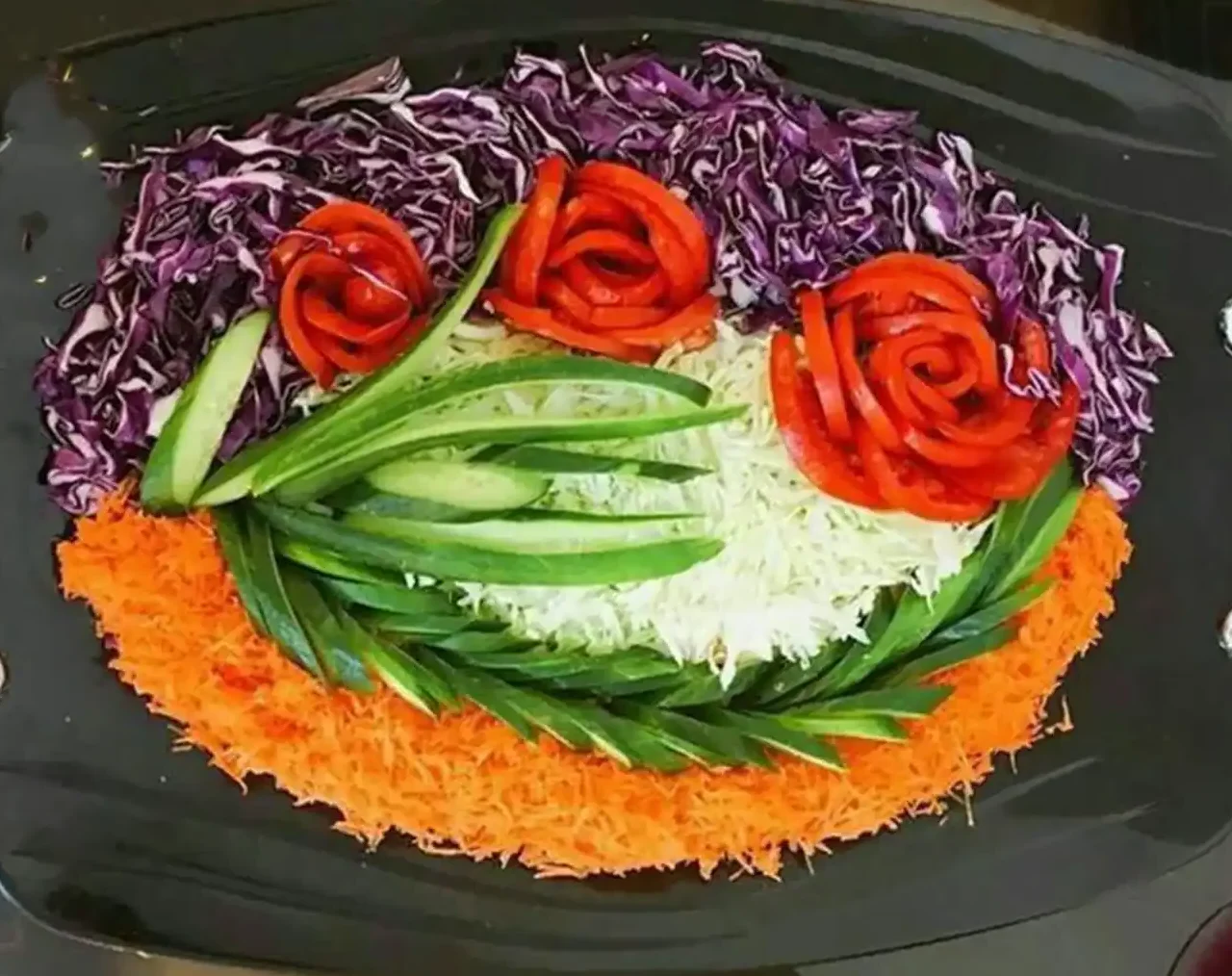 چند مدل سالاد + زیباترین مدل های سالاد مجلسی ترند امسال با تزیین فوق العاده