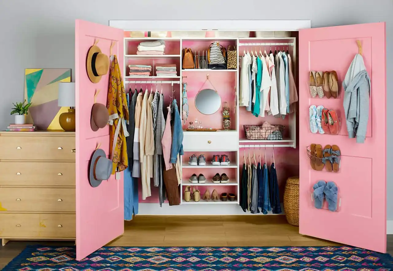 مدل چیدمان کمد دیواری + زیباترین مدل های چیدمان کمد دیواری و دیزاین کمد