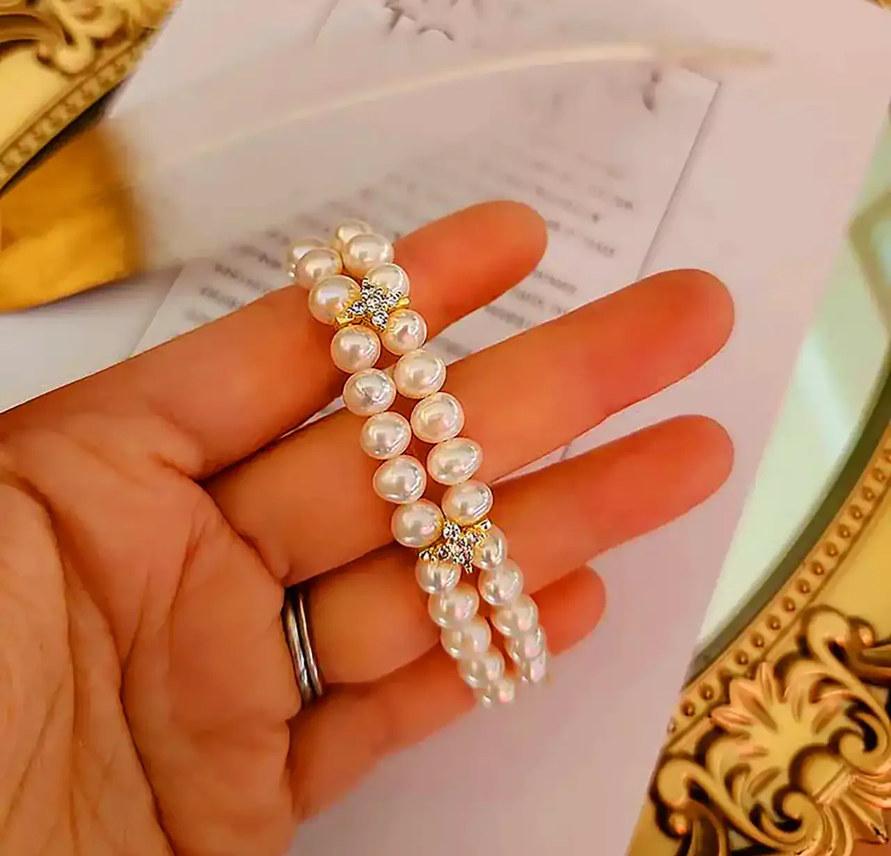 مدل دستبند با مروارید + زیباترین مدل های دستبند با مروارید بسیار شیک و لاکچری