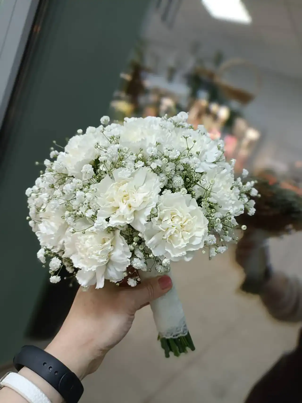 دسته گل جدید عروس + زیباترین مدل های دسته گل عروس با ژیپسوفیلا و رز