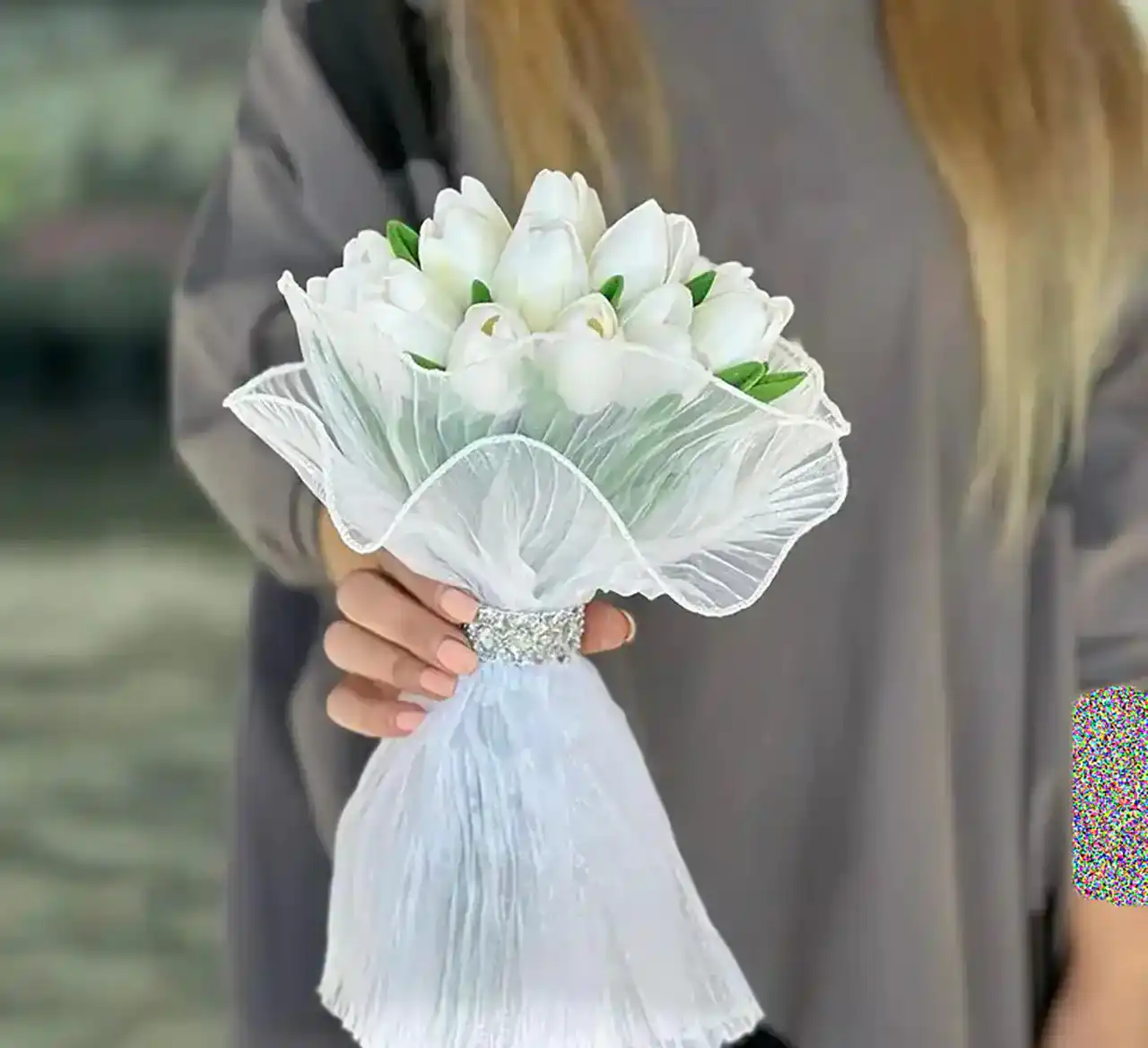 دسته گل جدید عروس + زیباترین مدل های دسته گل عروس با ژیپسوفیلا و رز