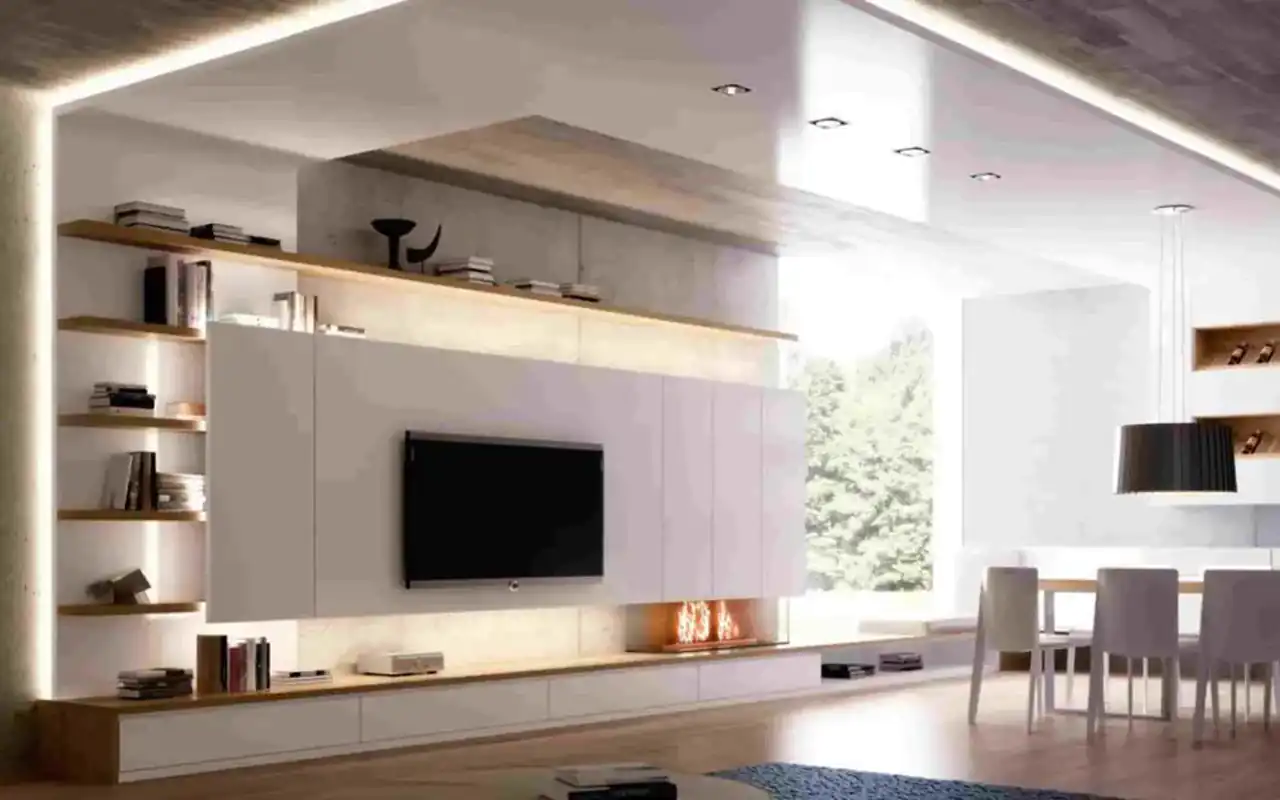 جدیدترین مدل دکوراسیون پشت تلویزیون + زیباترین مدل های دکوراسیون پشت تلویزیون