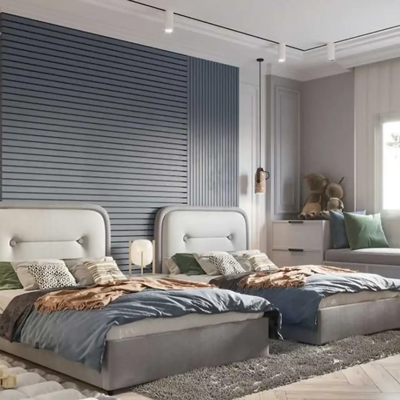 دیزاین اتاق دوقلوها + ایده های جالب و بسیار زیبا برای طراحی دکوراسیون اتاق دوقلوها