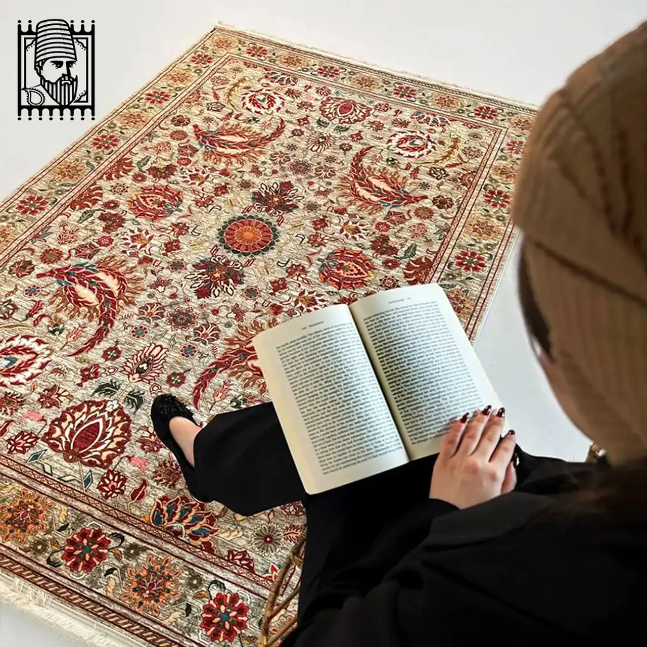 مدل فرش رنگ روشن + زیباترین مدل های فرش رنگ روشن تولید امسال بسیار پر فروش
