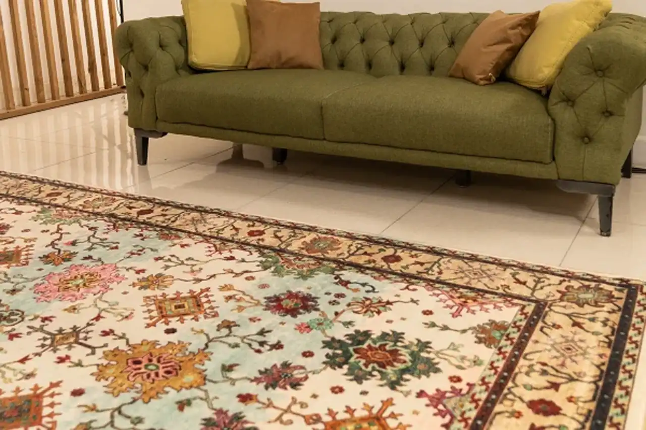 مدل فرش رنگ روشن + زیباترین مدل های فرش رنگ روشن تولید امسال بسیار پر فروش