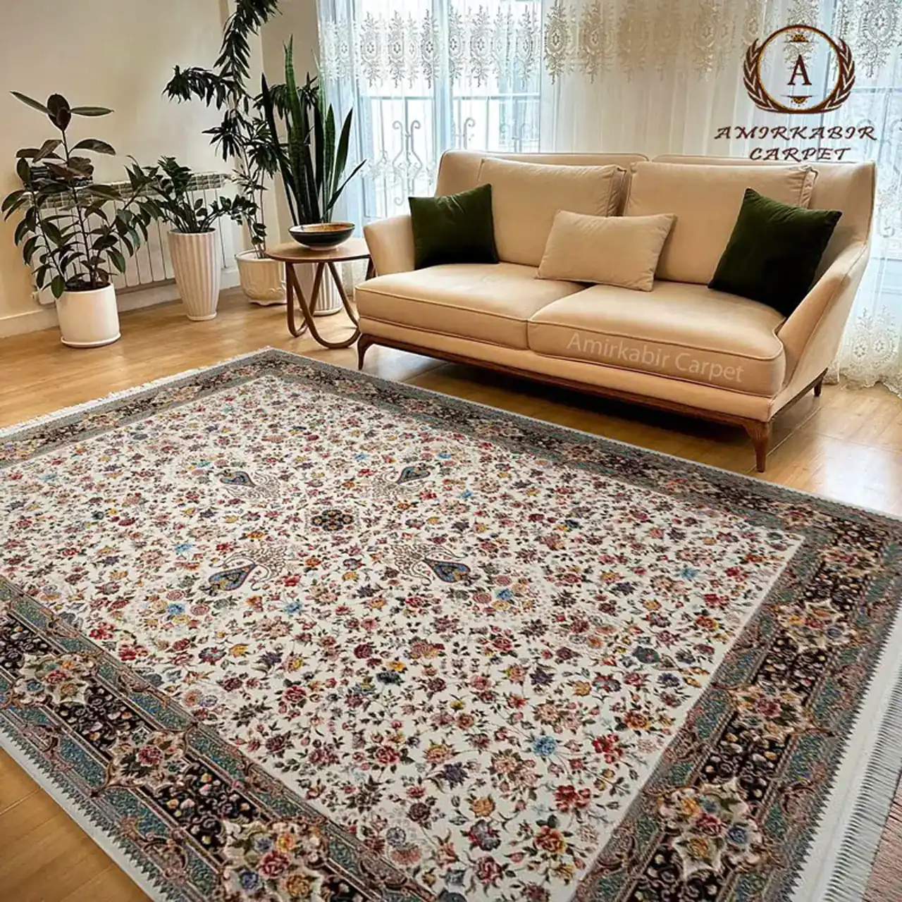 مدل فرش رنگ روشن + زیباترین مدل های فرش رنگ روشن تولید امسال بسیار پر فروش