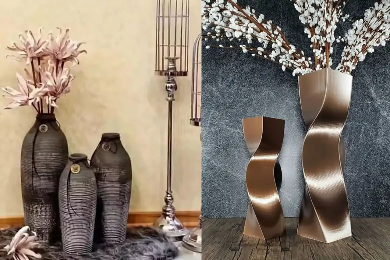 مدل گلدان ایستاده + زیباترین مدل های گلدان ایستاده بسیار شیک و لاکچری
