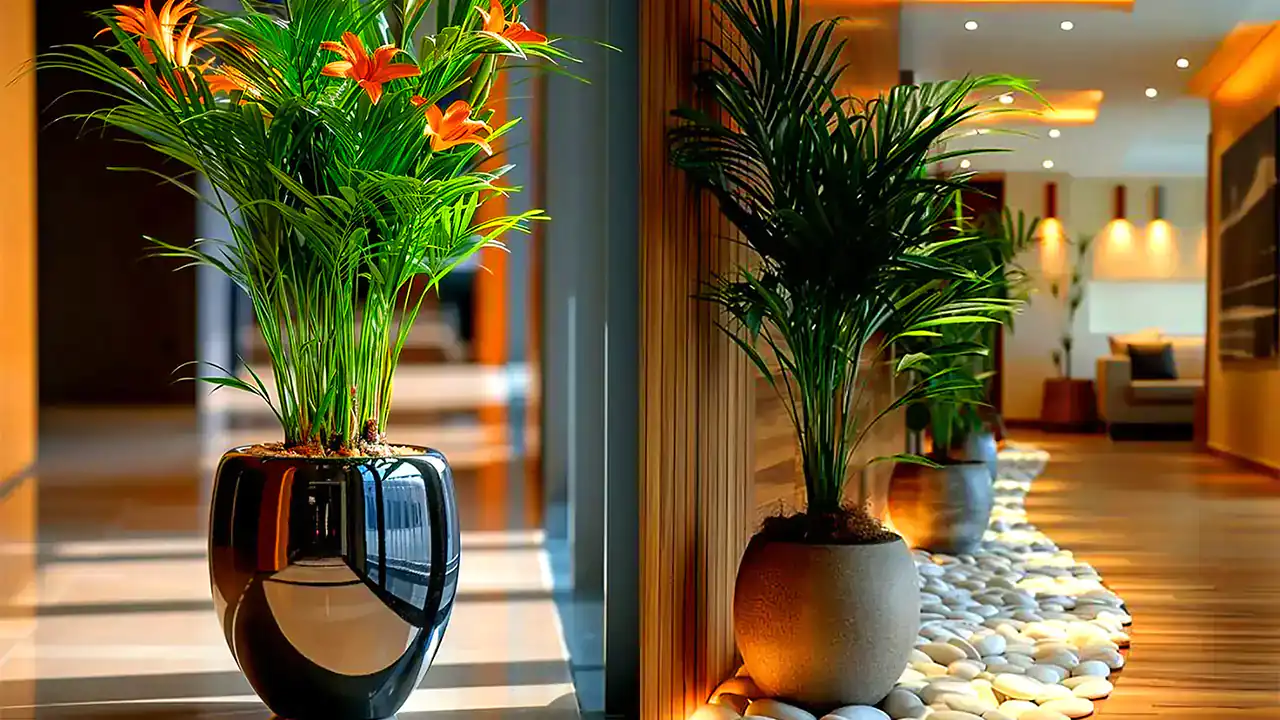 مدل گلدان کنار سالنی جدید + زیباترین مدل های گلدان کنار سالنی جدید امسال
