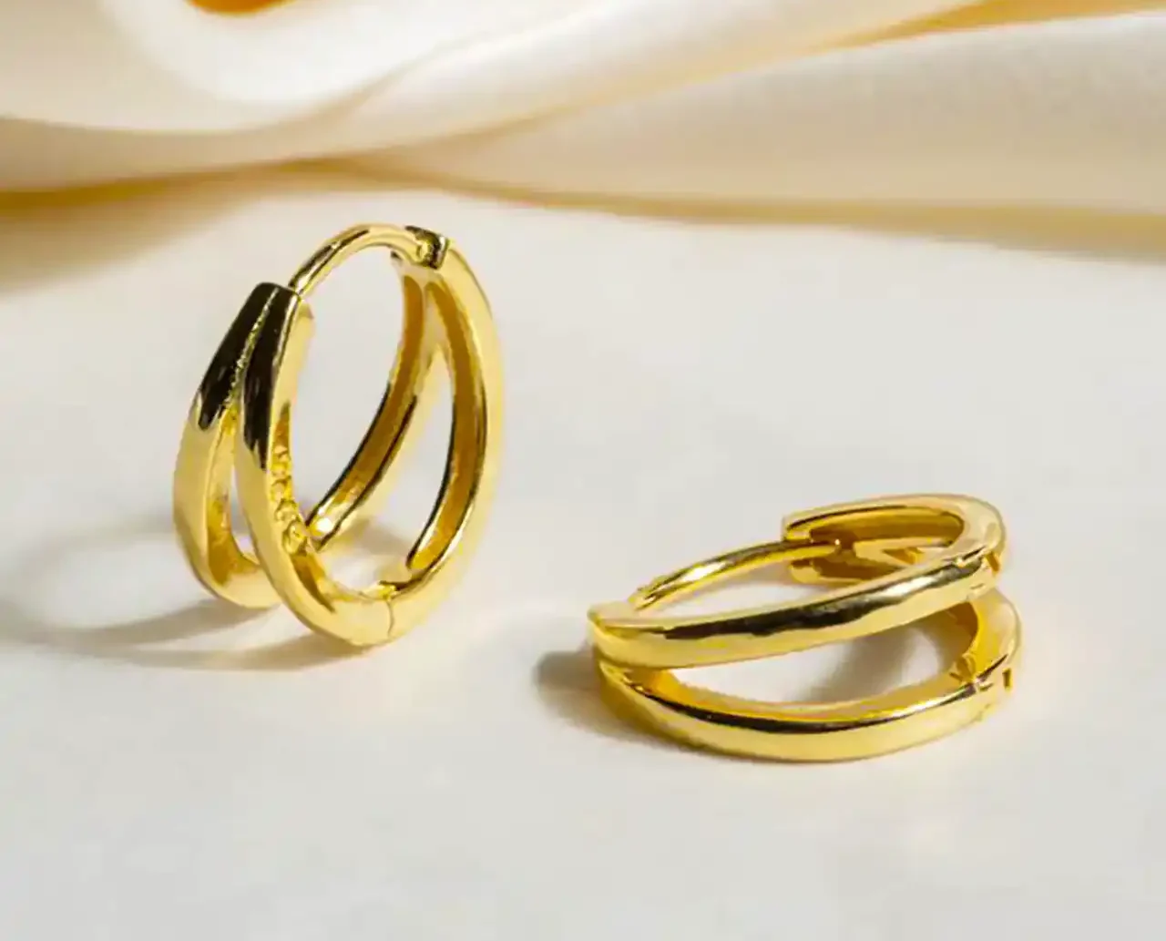 مدل گوشواره حلقه ای طلا + زیباترین مدل های گوشواره حلقه ای طلا ترند امسال