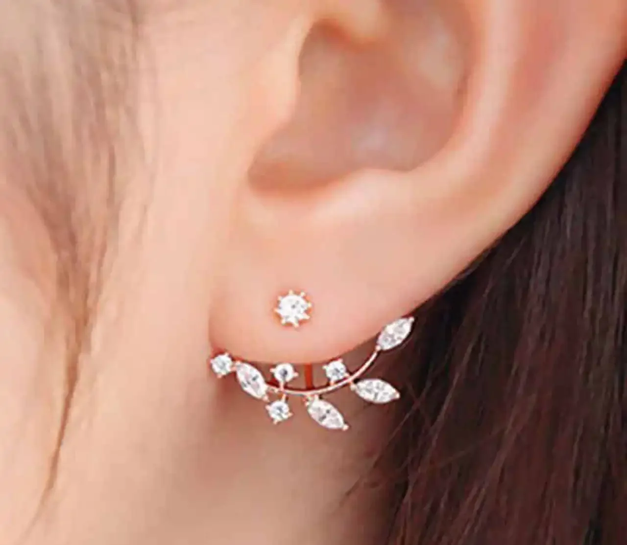مدل گوشواره برای دو سوراخ گوش + زیباترین مدل های گوشواره برای دو سوراخ گوش