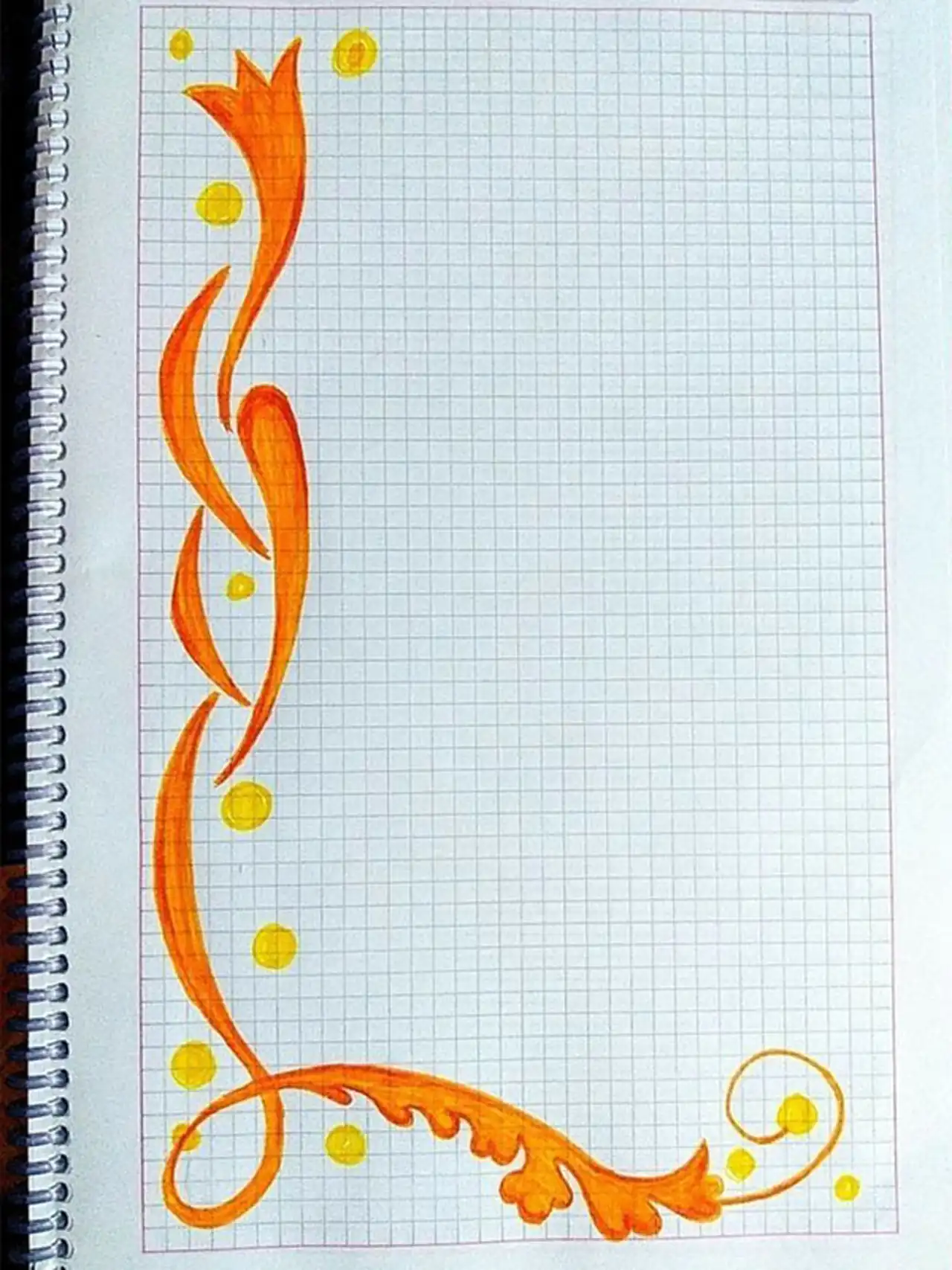 حاشیه تزیین صفحات دفتر مشق با نقاشی + بهترین نقاشی ها برای حاشیه دفتر مشق