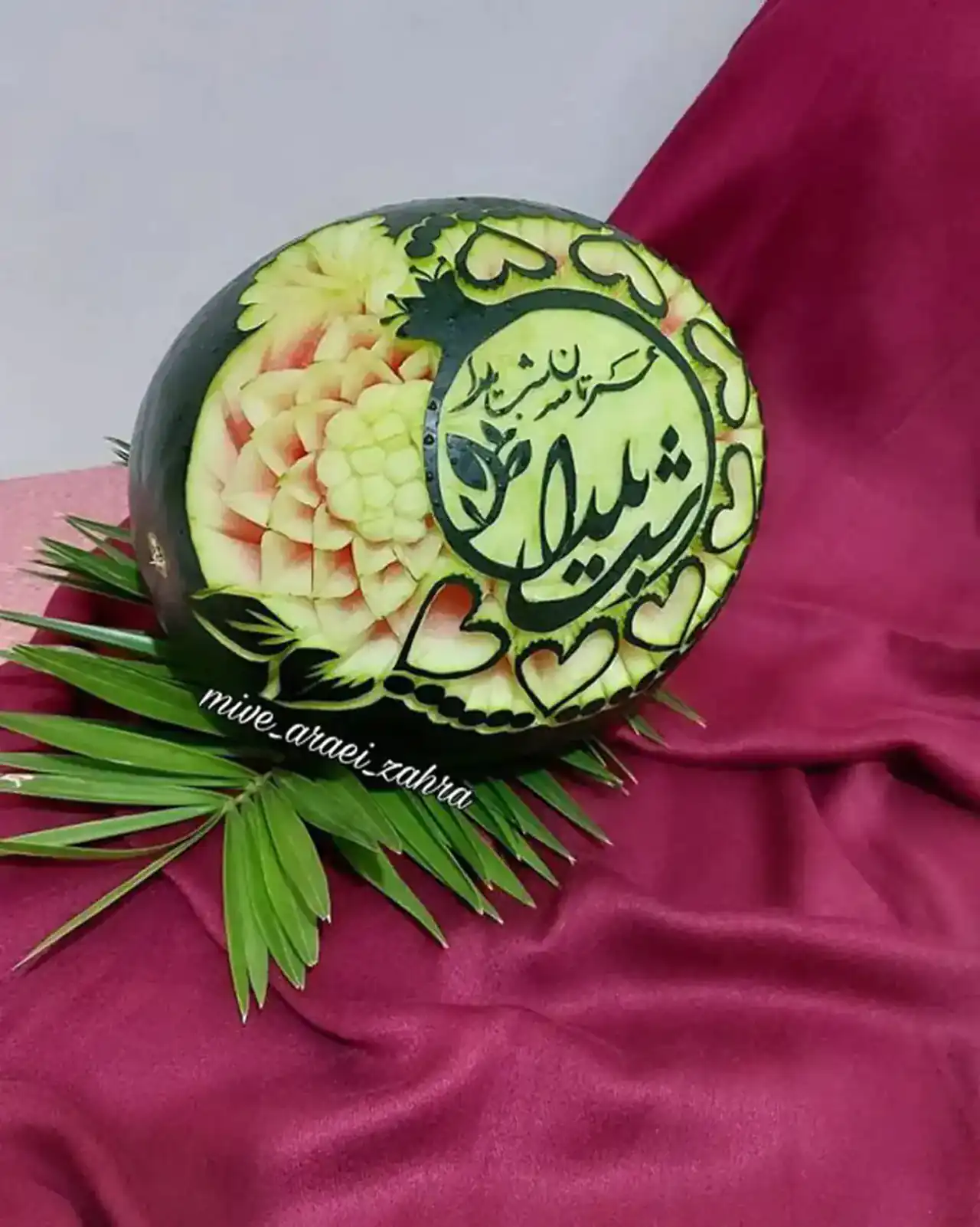 تزیین هندوانه شب یلدا + زیباترین دیزاین ها و تزیین برای هندوانه شب یلدا امسال
