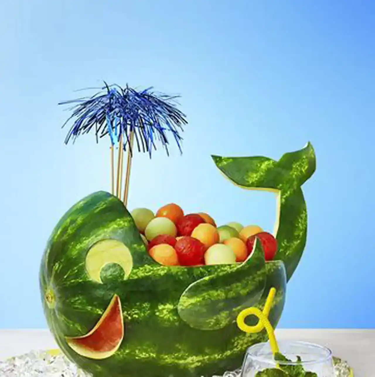 تزیین هندوانه شب یلدا + زیباترین دیزاین ها و تزیین برای هندوانه شب یلدا امسال
