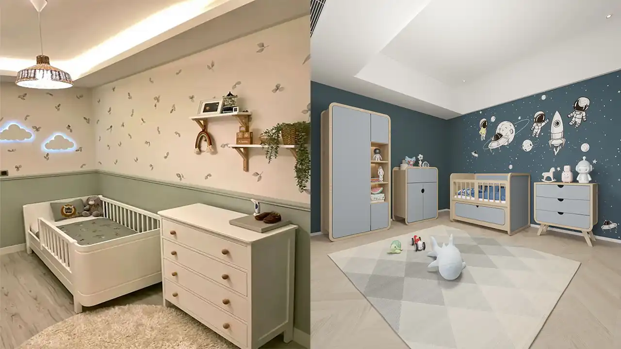 جدیدترین مدل سرویس خواب نوزاد + مدل های خاص و بسیار شیک سرویس خواب نوزاد با رنگ های شاد