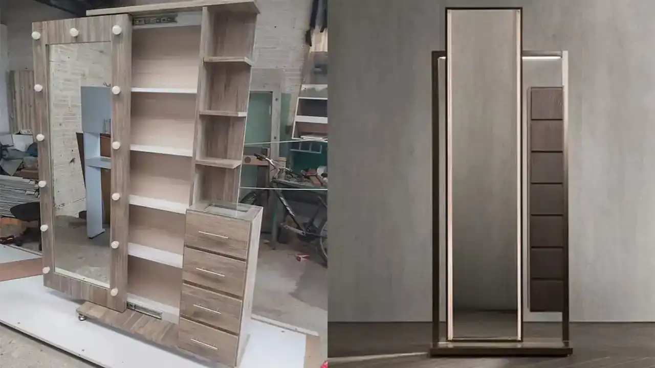 جدیدترین مدل جاکفشی آینه دار ریلی + زیباترین مدل های جاکفشی آینه دار ریلی امسال