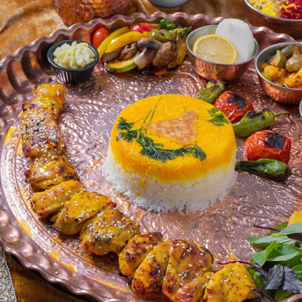 تزیین جوجه کباب + بهترین ایده ها برای تزیین جوجه کباب بسیار شیک و لاکچری
